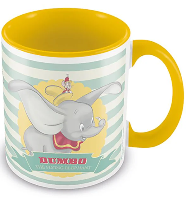 Dumbo (The Flying Elephant) Yellow Inner Coloured Mug