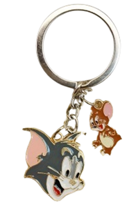 Tom & Jerry Metal Keyring