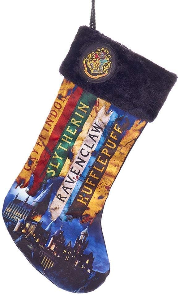 Harry Potter Houses Holiday Christmas Stocking Hogwarts Castle