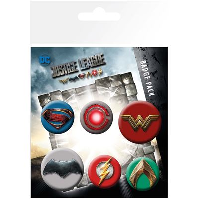 DC Comics Justice League Badge Set