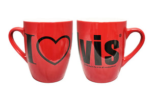 Elvis Presley Mug Red - I Love