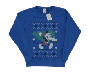 Wholesale Joblot - 6 x Mickey Mouse Christmas Sweatshirts