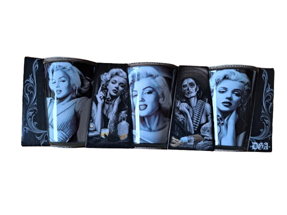 Marilyn Monroe David Gonzales Art Shot Glass Set