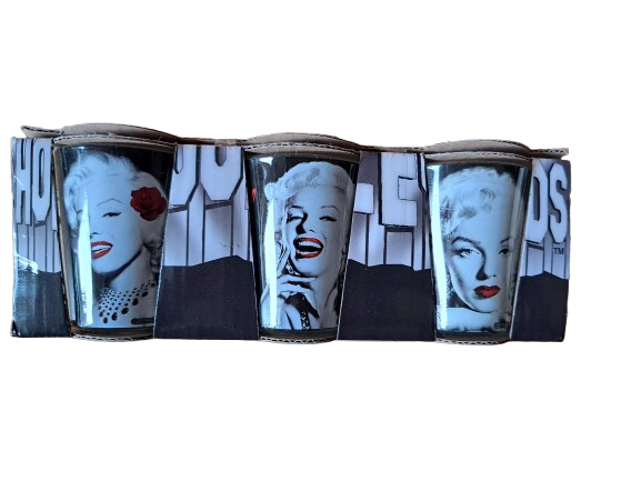 Marilyn Monroe Shot Glass Set