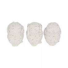 Load image into Gallery viewer, Three Wise White Owls 7.5cm
