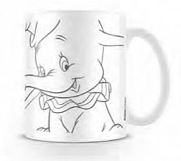 Dumbo Black & white Ceramic Mug