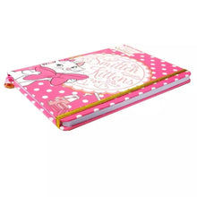Afbeelding in Gallery-weergave laden, Aristocats Marie A5 160 Page Hardback Notebook with Gold Strap and Charm
