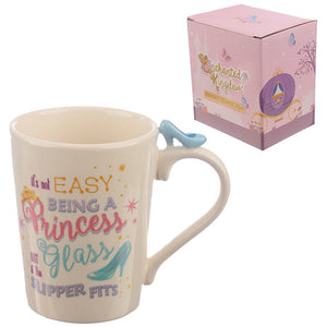 Princess Slipper Handle Ceramic 3D Mug