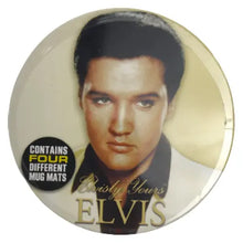 Carica l&#39;immagine nel visualizzatore di Gallery, Elvis Presley Coaster Set in Tin
