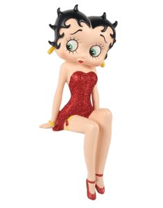 Betty Boop Shelf Sitter Red Glitter Dress 25cm