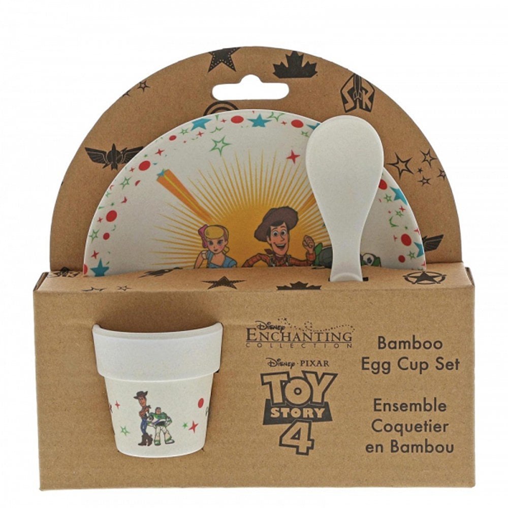 Disney Enchanting Collection Toy Story 4 Bamboo Egg Cup Set