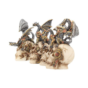 Mind Machines Steampunk Dragons & Skulls 10.5cm (Set of 4)