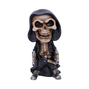 Mechanical Reaping Skeleton Figurine 18cm