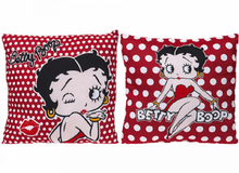 Load image into Gallery viewer, Betty Boop Printed Cushion 35 X 35cm - The Celebrity Gift Company
