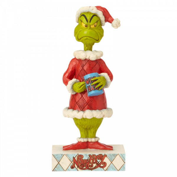 Jim Shore Grinch Figurine - Two-sided Naughty/Nice – The Celebrity Gift ...