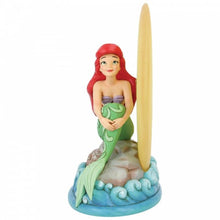 Cargar imagen en el visor de la galería, Mermaid by Moonlight (Ariel with Light up Moon Figurine) - The Celebrity Gift Company
