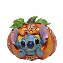 Załaduj obraz do przeglądarki galerii, Disney Traditions Stitch O&#39;Lantern (Stitch inside Pumpkin Figurine) - The Celebrity Gift Company
