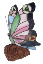 Załaduj obraz do przeglądarki galerii, Tiffany Style Table Lamp Butterfly Glass Shade
