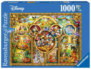 Ravensburger Disney Best Themes 1000 Piece Jigsaw Puzzle - The Celebrity Gift Company