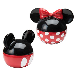 Mickey Mouse and Minnie Mouse Ceramic Salt and Pepper Shaker Set