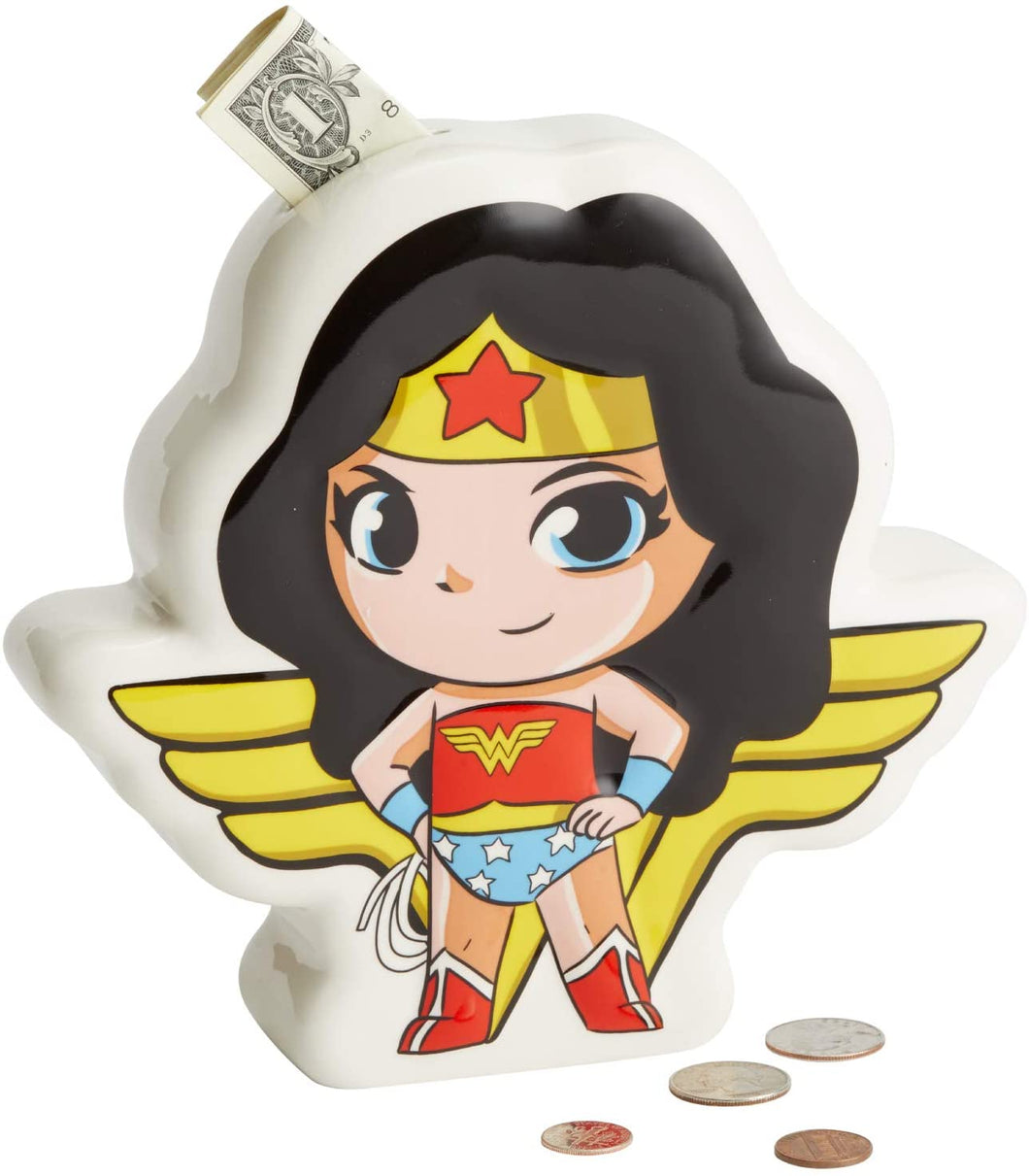 DC Super Friends Ceramic Moneybox - Wonder Woman - The Celebrity Gift Company