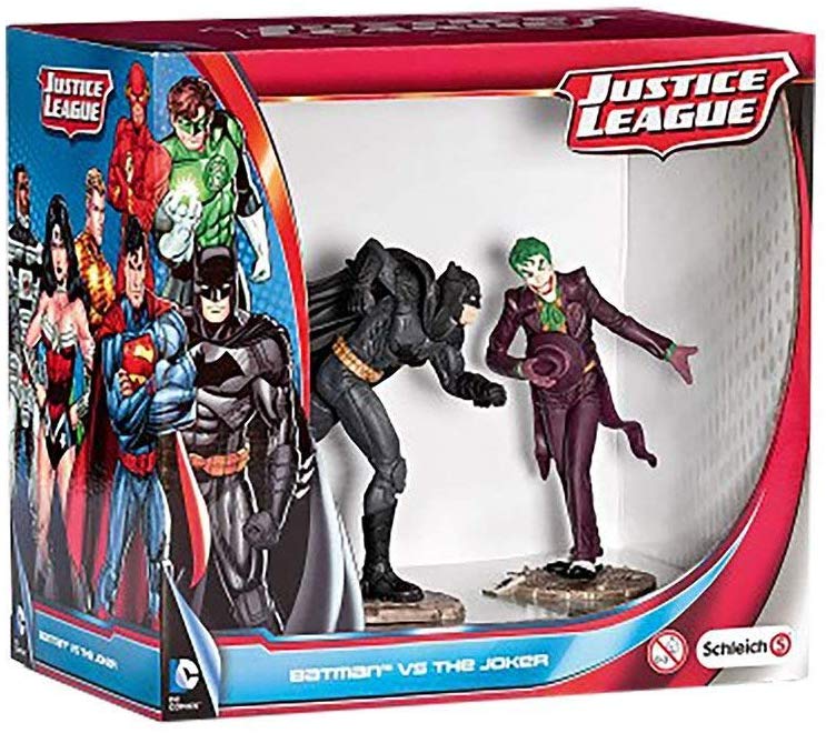 Schleich Batman vs. Joker Scenary Pack Figures - The Celebrity Gift Company