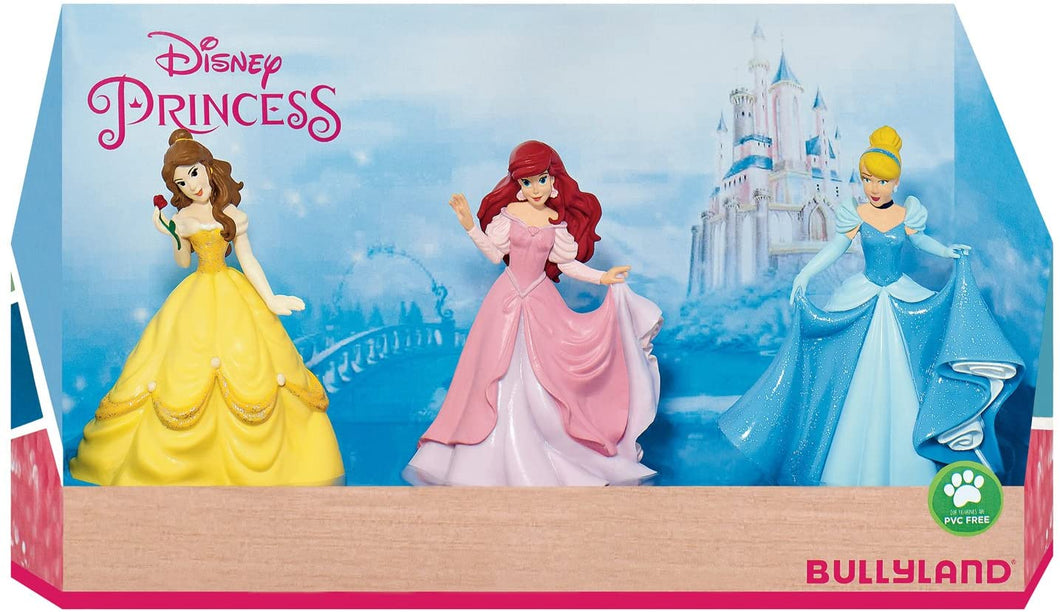 Bullyland 3 Piece Disney Princesses Figure Set - The Celebrity Gift Company