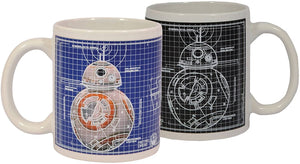 Star Wars BB-8 Blueprint Heat Changing Mug