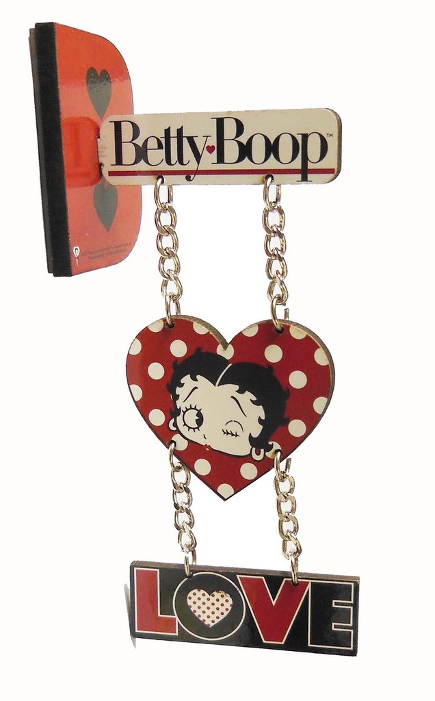 Betty Boop 4 Part Dangle Magnet