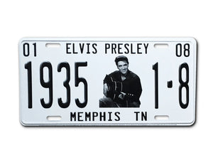 Elvis Presley License Plate - Memphis 1935