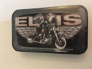 Elvis Presley Mints in Tin Motorcycle Wings - The Celebrity Gift Company