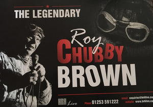 Roy "Chubby" Brown A3 Advertising Poster - The Celebrity Gift Company