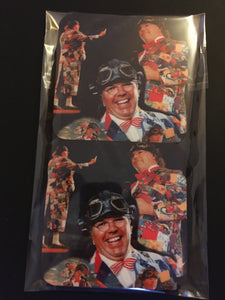 Roy "Chubby" Brown 4 Piece Coloured Coaster Set