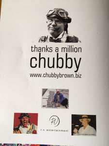 Roy "Chubby" Brown A4 Brochure/Book - Brand New 2022 Edition Signed