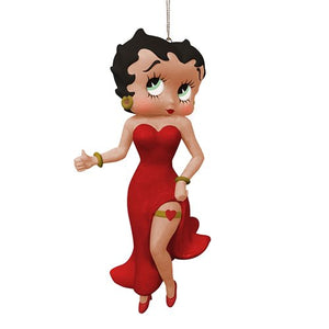 Betty Boop Red Gown Blow-Mold Ornament - The Celebrity Gift Company