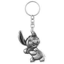 Load image into Gallery viewer, Lilo &amp; Stitch Pewter Key Chain - The Celebrity Gift Company
