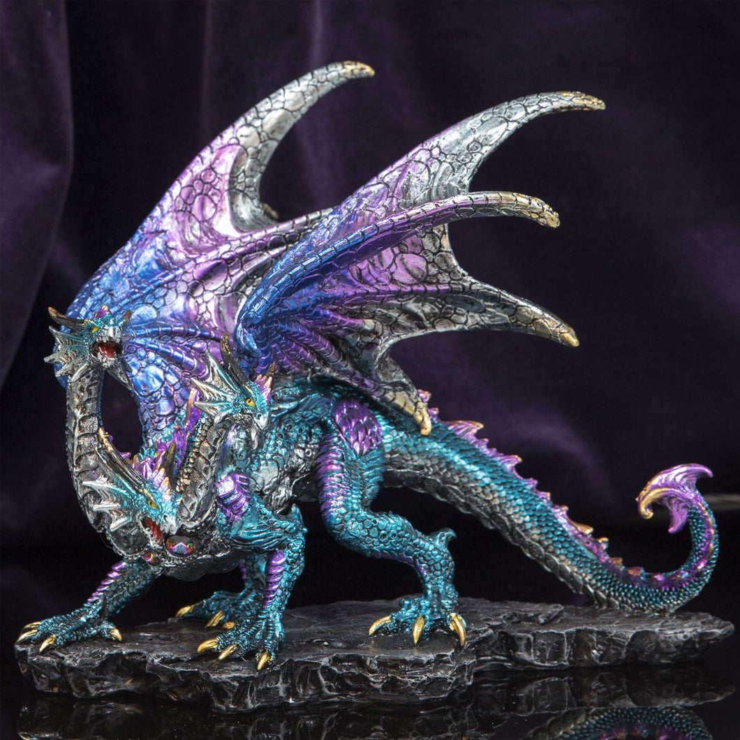 Mystic Legends Blue Dragon with Purple Wings