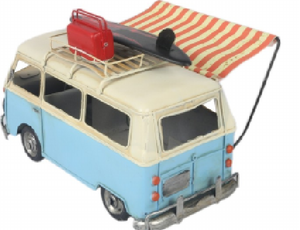 Metal Camper Van with Canopy 28cm