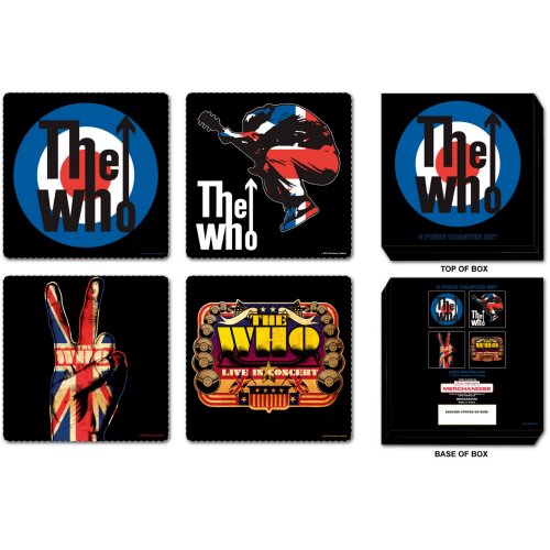 The Who Coaster Set - Mixed - The Celebrity Gift Company