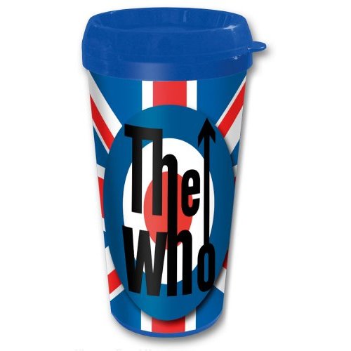 THE WHO TRAVEL MUG: TARGET (PLASTIC BODY) - The Celebrity Gift Company