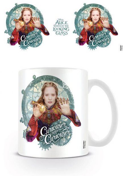 Alice Through the Looking Glass Mug Curiouser - The Celebrity Gift Company