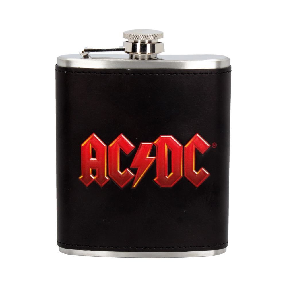 AC/DC Hip Flask Red Logo – The Celebrity Gift Company