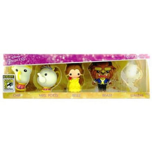 Beauty & the Beast 3D Figural Key Chain 5-Pack - San Diego Comic-Con Excl - The Celebrity Gift Company