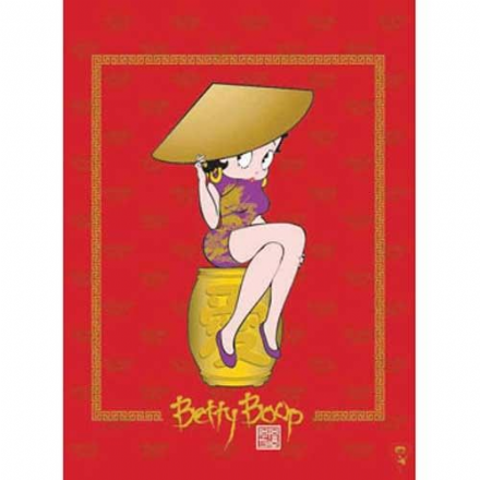 Betty Boop Metal Sign 'Chinese' - The Celebrity Gift Company