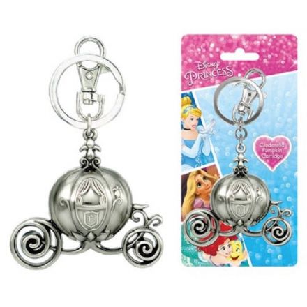 Disney Cinderella Carriage Pewter Key Ring - The Celebrity Gift Company