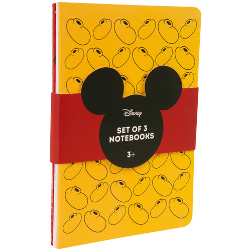 Mickey Mouse Notebook Set of 3 - The Celebrity Gift Company