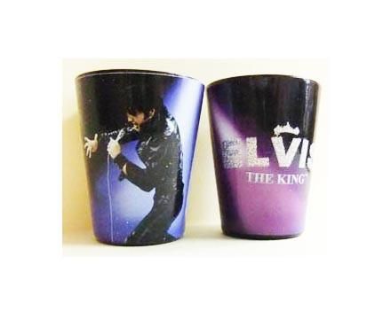 Elvis Shot Glass The King - The Celebrity Gift Company