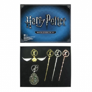 Harry Potter Pewter Key Chain 5 Pack, San Diego Comic-Con Exclusive - The Celebrity Gift Company