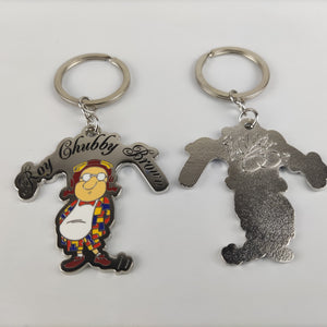 Roy "Chubby" Brown Metal Keyring - The Celebrity Gift Company