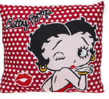 Load image into Gallery viewer, Betty Boop Printed Cushion 35 X 35cm - The Celebrity Gift Company
